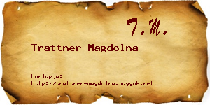 Trattner Magdolna névjegykártya